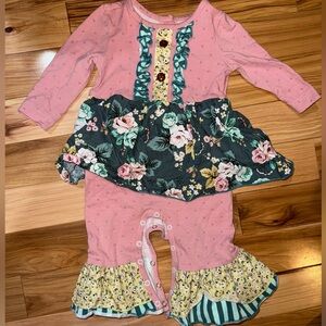 Ricrac and Ruffles Romper.